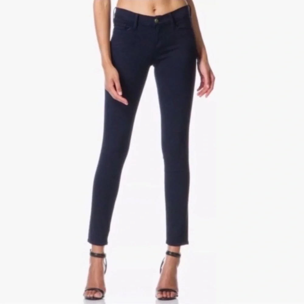 Frame Denim Le Skinny De Jeanne Jeans In Deep Blue Dive